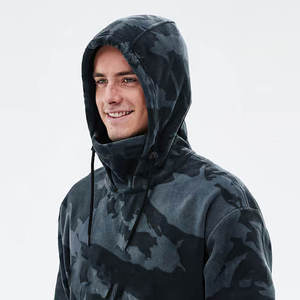 Sudadera con Capucha de Esquí para Hombre, Camuflaje, Cuello Alto, Cortavientos, Térmica, de Forro Polar para Snowboard, para Deportes de Invierno al Aire Libre - Product Image 4