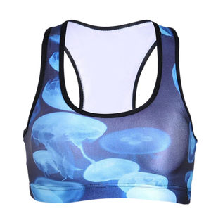 Soutien-gorge de sport élégant, coupe courte et ajustée, de qualité supérieure, respirant, offrant un bon maintien, confortable, extensible, sans coutures et doux - Product Image 5