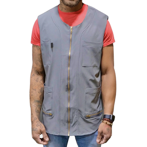 Salon Barber Sleeveless vest for Hairdressers Lightweight Polyester Fabric Stylish Short Sleeve Design Eco-Friendly Durable - Product Image 1