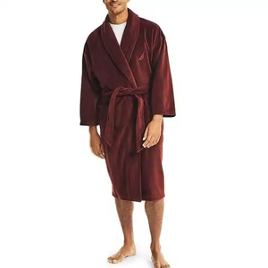Peignoirs pour hommes en coton léger, confortables pour la maison et l'hôtel - Product Image 1