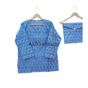 Conjunto de Pijama de Lujo con Estampado Floral para Mujer, Ropa de Dormir de Verano, Suave, Transpirable, Cómoda y Elegante - Product Image 2