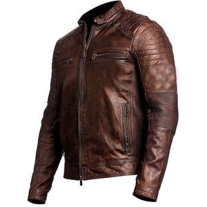 Chaqueta de Cuero Genuino para Hombre, Estilo Moderno y a la Moda, Última Llegada de 2023 - Product Image 5