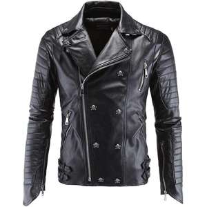 Chaqueta de Cuero para Hombre de Alta Calidad, Personalizada, Ecológica, Transpirable, Antibacteriana y Resistente al Viento para Invierno, Directo de Pakistán - Product Image 1