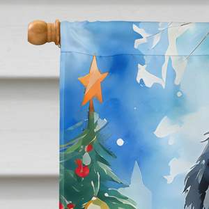 Gran Multicolor Terranova Navidad casa bandera porche manga poste decorativo patio Banner ilustraciones pared colgante Casa de poliéster - Product Image 3