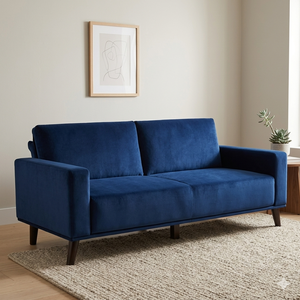 Ensemble de canapé et fauteuils minimalistes élégants 3 places, revêtement en mousse, pour salon et bureau - Product Image 4