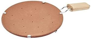 Poêle plate en terre cuite artisanale de qualité export, esthétique traditionnelle, pour une cuisine saine, idéale pour la cuisine. - Product Image 3