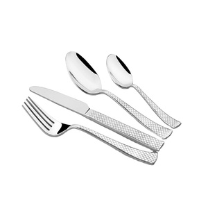 Juego de cubiertos con caja, cucharas, juegos de cubiertos a granel, tenedor cepillado chapado en oro, cuchara, juego de cubiertos de boda, cubiertos de oro - Product Image 1
