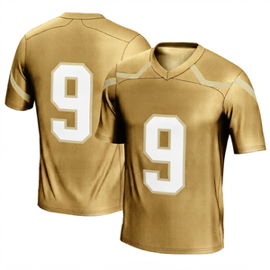 Ropa Deportiva Personalizada, Jersey de Fútbol Americano al por Mayor, Sublimado por Delante, Impreso para Equipos, 100% Poliéster, Tejido de Malla de Secado Rápido - Product Image 1