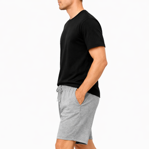 Conjunto de Camiseta y Pantalones Cortos de Algodón 100% para Hombre, Corte Regular, Diseño Moderno, Transpirable, Ropa Casual de Moda, Logotipo Personalizado, Atuendo de Verano - Product Image 6