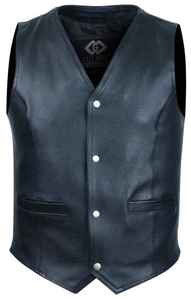 Chaleco de Motociclista Clásico Vintage Retro para Hombre, Diseño y Logotipo Personalizados, Cuello Alto, Sin Mangas, Venta Caliente - Product Image 3