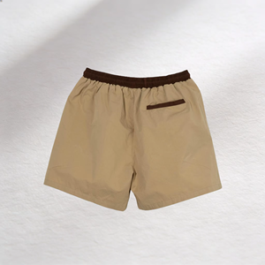 Nouveaux shorts pour hommes en coton 100% personnalisables, à la mode, en gros, avec contraste de couleurs et élastique - Product Image 3
