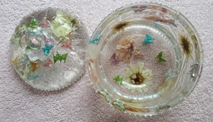 Luxury Handmade Floral Resin Trinket Box Decorative <b>Jewelry</b> Storage Organizer Small Custom Resin <b>Jewelry</b> Box for <b>Display</b> - Product Image 3