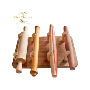 Competitive Price Direct Eco-Friendly Wooden Rolling Pin 48cm Vietchoice - Product Image 5