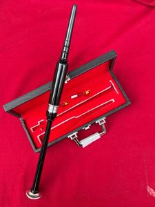 โอเบ็กซ่า แบล็ค โรสวูด แชนเตอร์แบ็กไปป์แบบหลายคีย์ ผิวขัดเงา พร้อมกระเป๋าใส่และรีด 2 ชิ้น - Product Image 2