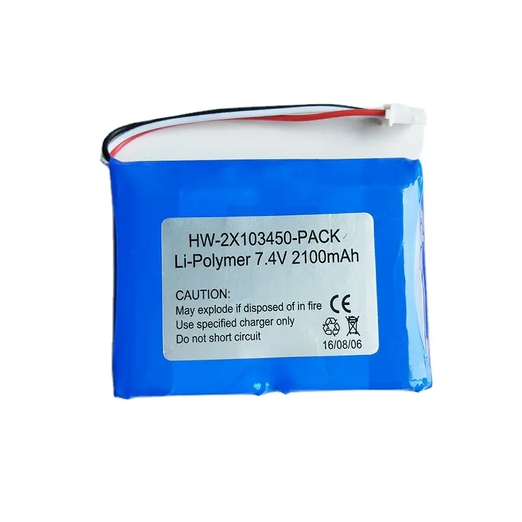 Howell 103450 7.4V 2100mAh lipo batterie pack