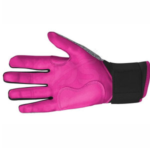 Gants de sport sans doigts gris rose respirants antidérapants avec sangle de poignet réglable unisexe toutes saisons - Product Image 2