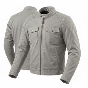 Chaqueta de cuero para motocicleta para hombre, chaquetas para hombre, protección, equipo de carreras profesional, cuero vacuno, abrigo de seguridad para motociclistas - Product Image 6