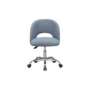 Chaise de bureau pivotante exécutive en tissu gris pour adolescents et adultes - Product Image 2