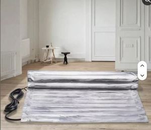 Tapis chauffant électrique en bois 300W, chauffage de sol portable pour maison et bureau, 249 pieds, contrôle intelligent, classe d'efficacité énergétique, rapide - Product Image 2