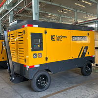 Compresseur d'air diesel Liutech CSH860A-21 21 bars à vendre, compresseur à vis portable pour le forage