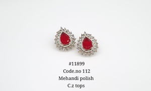 Pendientes de tuerca 11899 con circonita cúbica, diseño de halo marquesa y engaste de garra, joyería llamativa y brillante para fiestas y bodas - Product Image 4