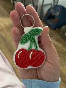 Stylish Multicolor Beaded Keychain Handmade <b>Key</b> <b>Ring</b> Bag Accessory At Best Price - Product Image 4