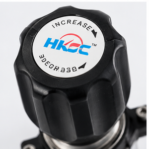 Régulateur de pression à dôme en laiton chromé HKSC HC41, vanne de réduction haute pression pour Argon, Acétylène, Propane, GPL - Product Image 4