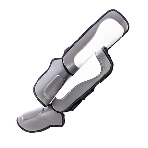 Protège-tibias légers en PU avec fermeture auto-agrippante pour la protection sportive des adultes, protection de base pour les jambes, toutes saisons - Product Image 3