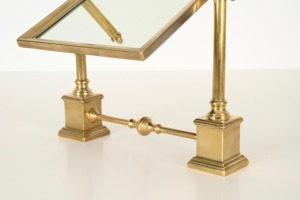 Miroir sur pied en laiton encadré, design traditionnel, très vendu, décoratif - Product Image 6