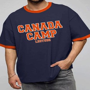 Camiseta Extra Grande Personalizada de 230g para Hombre, Estilo Europeo Antiguo, 100% Algodón Tejido, Lavado Vintage, Estilo Urbano con Hombros Caídos - Product Image 1