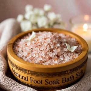 Sel de Bain Hydratant et Apaisant à l'Aloe Vera Naturel et au Sel de l'Himalaya, Mélange Minéral, 700g, Pierre Sculptée, Écologique, pour Spa - Product Image 1