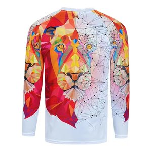 Custom Windproof Plus Size Motocross Jerseys with Customized Logo Wholesale Racing Apparel Polyester Customizable - Product Image 2