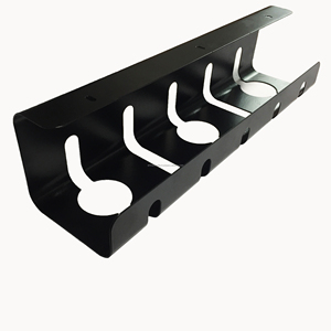 ถาดเก็บสายไฟใต้โต๊ะ แบบตาข่าย สำหรับจัดการสายไฟ ใต้โต๊ะทำงาน สีดำและสีขาว ทำจากโลหะ - Product Image 6