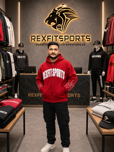 Sweat à capuche zippé rouge personnalisé pour homme, style streetwear épais, imprimé flamme en strass, coupe oversize, fabricant de vêtements - Product Image 3