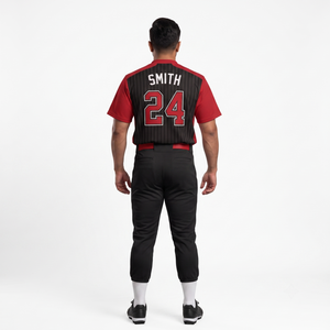 Camiseta de Béisbol Sublimada Personalizada con Rayas, 100% Poliéster, Absorbe la Humedad, Uniformes para Equipos Juveniles y Masculinos, Tallas XS a 6XL, Nombre y Número del Equipo - Product Image 2