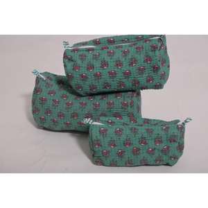 Trousse de Maquillage Imprimée en PVC, Grande Capacité, Étanche, Faite à la Main, Pochette Cosmétique de Voyage pour Femme avec Fermeture Éclair - Product Image 5