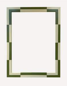 Cadre photo rectangulaire en résine noir et blanc de haute qualité avec support mural en bois – Cadre tendance - Product Image 3