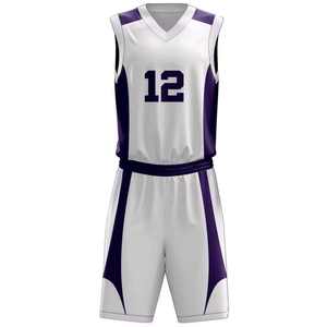 Unisex Sublimated Basketball Uniform Set Breathable Quick Dry Performance Sleeveless Jersey & <b>Shorts</b> Training Match Sportswear - Product Image 4
