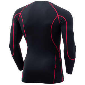 Factory Direct Custom Logo <b>Compression</b> <b>Shirt</b> for Men Long Sleeve Sublimated UPF 50+ Eco-Friendly Breathable Quick Dry Skinny Fit - Product Image 5