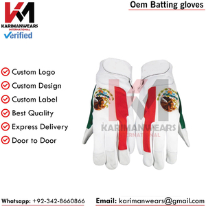 Guantes de Bateo de Béisbol de Alta Durabilidad, Material de Cuero, Palma Reforzada, Ajuste Ligero y Cómodo - Product Image 4