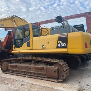 Excavatrice Komatsu PC450 Jaune d'occasion, équipement de construction lourd - Product Image 6