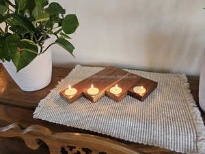 Lampe T en bois de bambou écologique Design artisanal durable pour les intérieurs de maison, les centres de villégiature, les spas et les salles de méditation. - Product Image 4