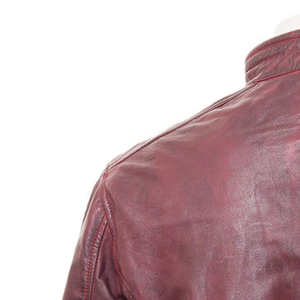 Veste en cuir pour homme de style streetwear personnalisée par le meilleur fabricant, couleur unie, coupe-vent, imperméable, meilleur prix, hiver - Product Image 4