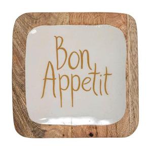 Bandeja Redonda de Madera Hecha a Mano para Servir Aperitivos, Papas Fritas, Bebidas, Combo, Suministros para Cafeterías y Restaurantes, Bandejas de Servicio a Precio Económico - Product Image 6