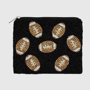 New Stylish Game Day Beaded <b>Coin</b> Purse Handmade Sequin Football <b>Coin</b> Wallet for Women and Girl Sports Fan Mini Zipper <b>Pouch</b> 2026 - Product Image 4