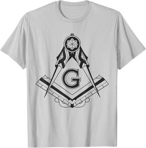 T-shirt avec emblème maçonnique Couleurs unies : 100% coton Instructions d'entretien Lavage en machine Origine - Product Image 4