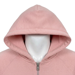 Sweat-shirt à capuche rose pour homme, 100% coton molletonné, manches raglan, coupe classique, couleur unie, vêtement décontracté pour l'automne - Product Image 3