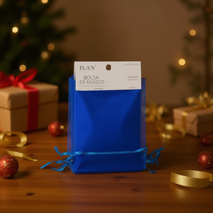 Sacchetti Regalo in Organza Ilan 10x15 Cm 5 Pezzi Colore Blu - Product Image 2