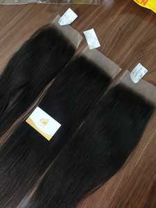 Extensiones de Cabello Remy Vietnamita al Por Mayor, Precio Super Doble, Color Natural, Liso, Ondulado Profundo, con Frente de Encaje, Cabello Humano - Product Image 2