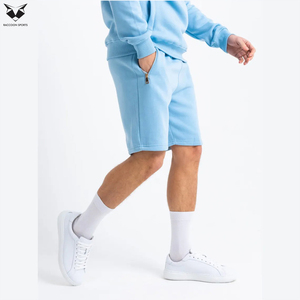 Manufacturer Highest Quality Plus Size Men's Autumn Casual Street Fashion Tracksuit <b>Set</b> Quick Dry Short Half Zip Hoodie - Product Image 6